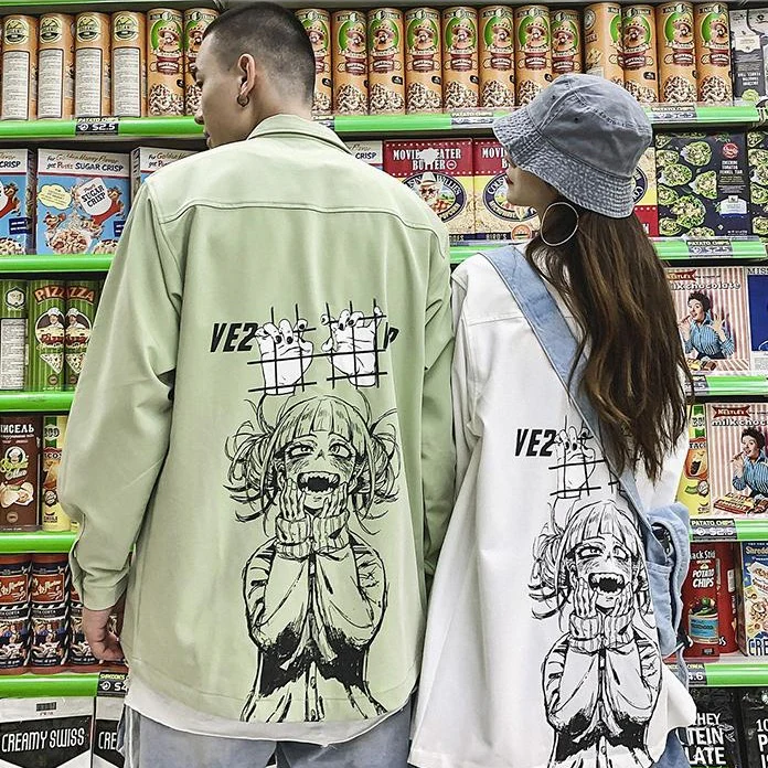 Himiko Toga Long Sleeve Button Up - Image 4