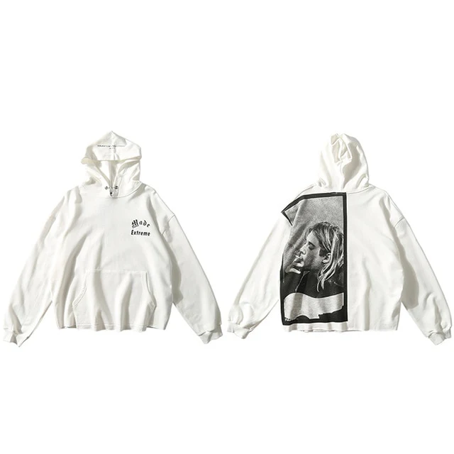 Kurt Cobain Tribute Oversized Cotton Hoodie - Image 12