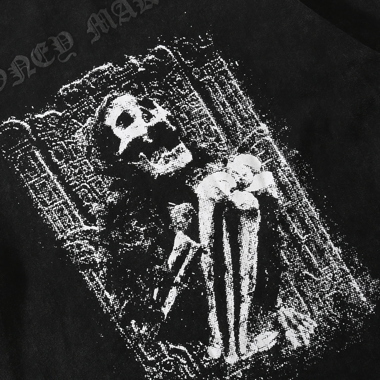 Money Makes Acid Wash Cotton Tee - Image 11
