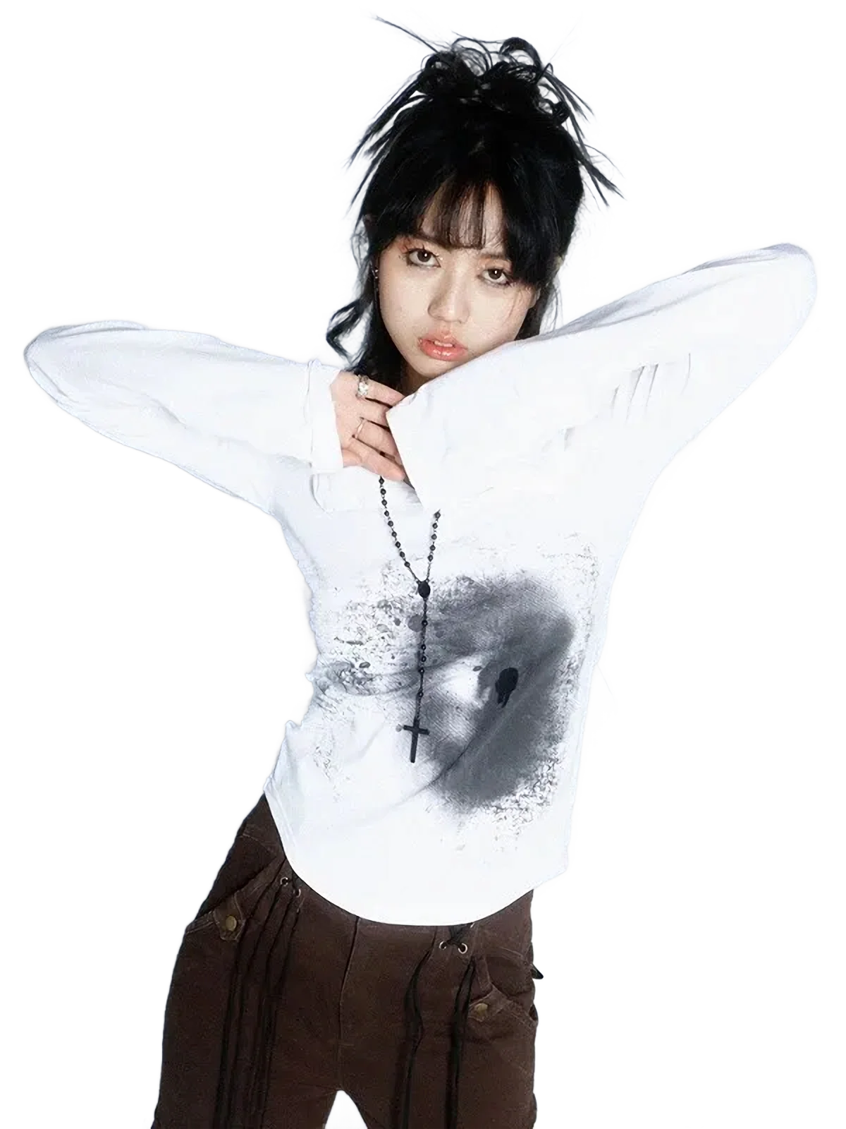 Retro Rebel Long Sleeve Tee - Image 4