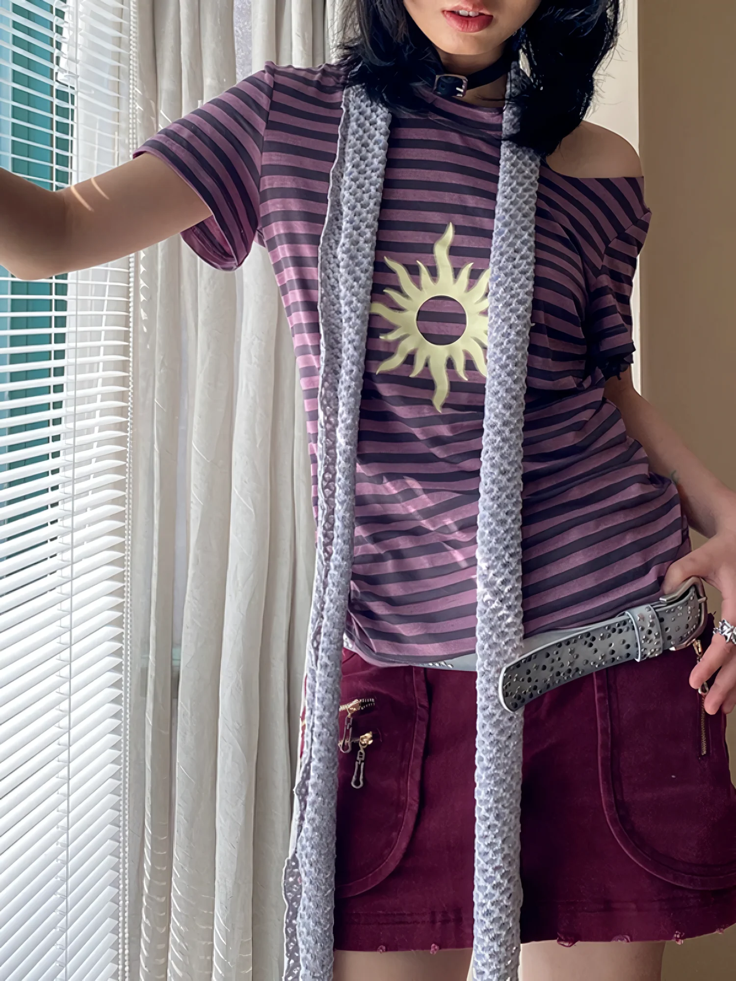 Solar Chic Striped Short Sleeve T-Shirt - Image 9